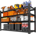 Storage Shelves Heavy Duty, 48"L x 18"W x 60"H Garage Wire Shelving Unit Loads 2640LBS, 4-tier Adjustable Metal Industrial Utility Shelf Rack for Kitchen, Laundry Room, Pantry, Warehouse, Basement