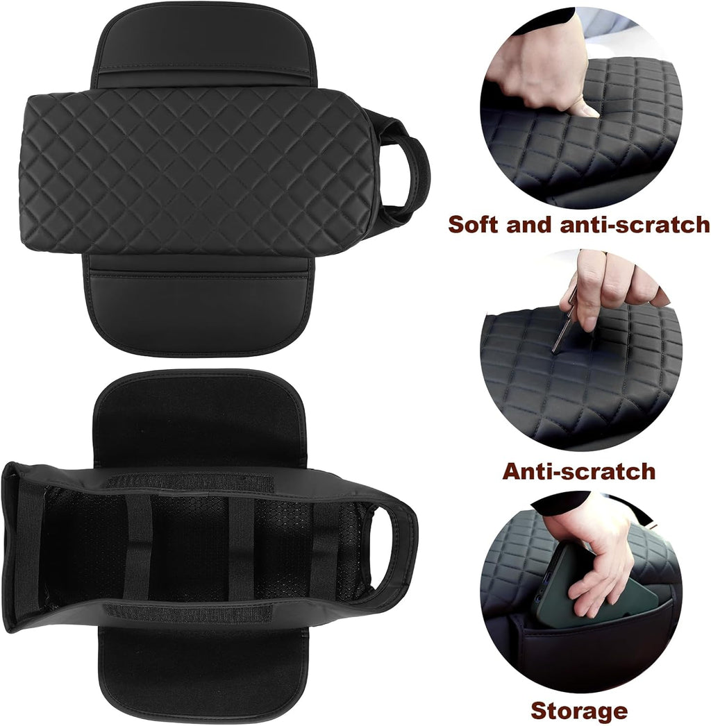 Center Console Armrest Cover for 2011-2020 Dodge Journey Cushion Pad Armrest Box Cover Protector Dodge Journey Interior Accessories (Journey11-20 pad)