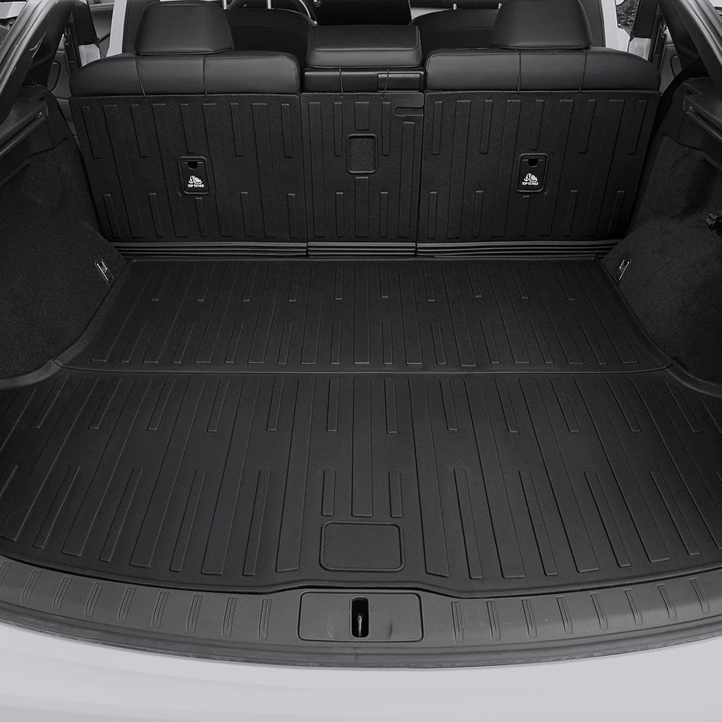 Floor Mats Set for 2023-2025 Lexus RX350/RX350H/RX500h(Not for RX450h & PHEV) Accessories, All Weather Floor Mats with Cargo Mat TPE - Includes Backrest Protectors & Door Sill Guards