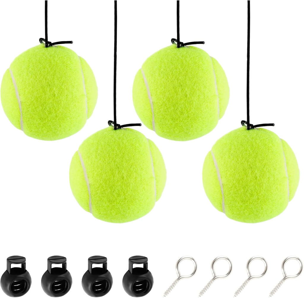 4PCS Tennis Garage Parking Aid with Lanyard,Height Adjustable Parking Stopper for Garage for Guided Parking,Garage Parking Sensor Avoid Crash and Scratch Car Accessories (4PCS)