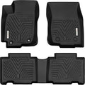 YITAMOTOR Floor Mats TPE-LITE Compatible with 2013-2018 Toyota RAV4 Standard Models (Nor for Hybrid or Prime),Custom Fit 1st & 2nd Row Floor Liners,All-Weather Protection Black