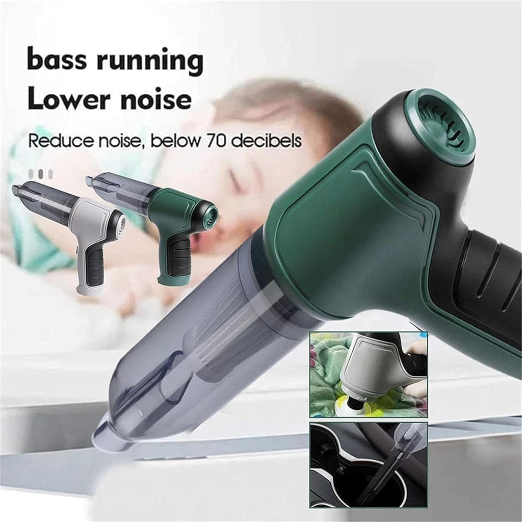 Itutn Car Vacuum/Blower,Itutn Wireless Handheld Car Vacuum Cleaner,Itutn 3 In 1 Vacuum 12000pa,Portable Mini Rechargeable Wireless Car Vacuum Cleaner (1pcs-gray)