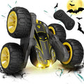Tecnock Remote Control Car for Kids, 2.4GHz RC Cars with USB-C Easy Charging, 4WD Double Sided 360° Rotates and Flips RC Stunt Car, Toys Gift for Boys and Girls