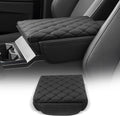 CDEFG for 2024 2025 Cybertruck Center Console Cover Armrest Cover for Tesla Cybertruck Accessories Arm Rest Protector with Side Pockets Back Mesh 4 Velcro Pockets