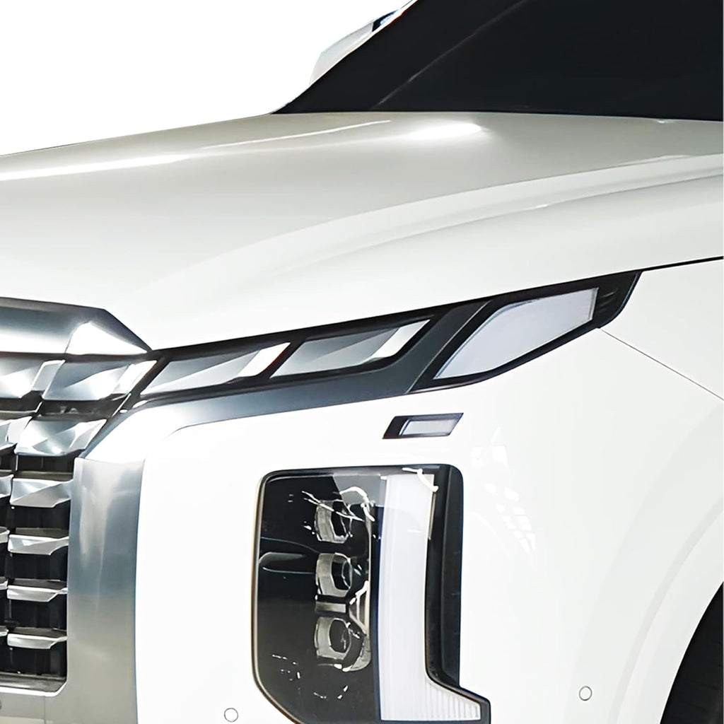 BOGAR TECH DESIGNS Full Headlight Head Light PPF Kit Compatible with Hyundai Palisade 2023-2025, Clear Bra