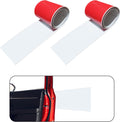 Rubber Bond Garage Wall Protectors - 6x48 Inches 2 Pack Strong Self-Adhesive Rubber Bumper Protectors for Garage Walls - Anti-Scratch and Waterproof Garage Wall Protector for Car Doors (White)