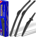3 wipers Replacement for 2010-2022 Toyota 4Runner, Windshield Wiper Blades Original Equipment Replacement - 24"/20"/12" (Set of 3) U/J HOOK