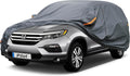 Premium Car Cover Custom Fit Honda Pilot (2008-2025), 16 Layers Heavy Duty Car Cover Waterproof All Weather with Zipper Door for Sun Rain Snow Dust Uv Protection