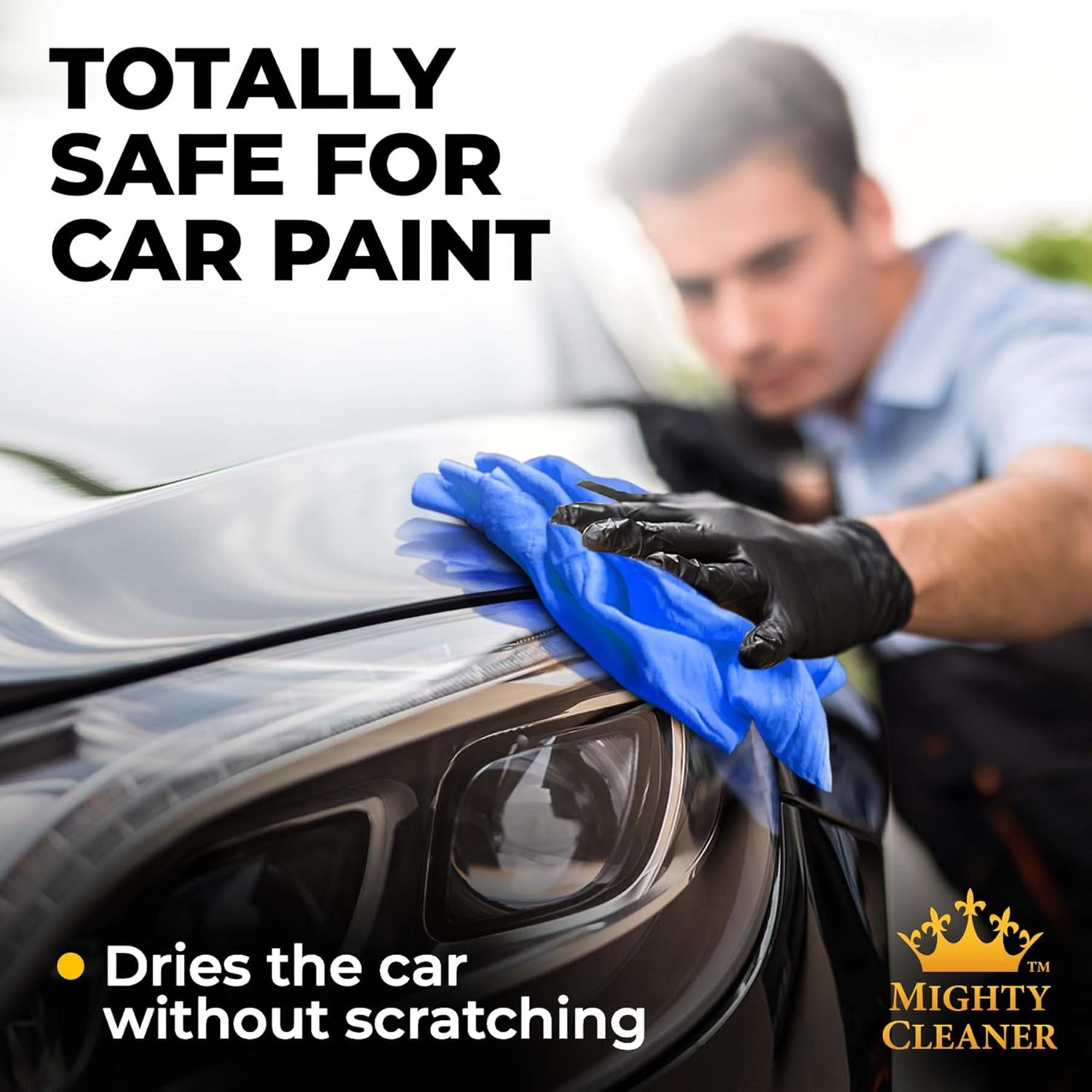 Premium 2pk +1 Free Shammy Cloth for Car Drying (26"x17") - Super Absorbent Chamois Towel - Reusable & Scratch-Free Shammy - Soft Drying Towels