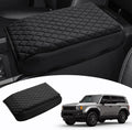 Shademax Center Console Cover for Toyota Land Cruiser Prado LC250 2024 2025 2026 Accessories, Prado LC250 Armrest Cover Cushion Pad Console Armrest Seat Box Protector PU Leather Anti-Scratch Black