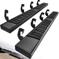 YITAMOTOR Running Boards 6 inches OE Style Aluminum Side Steps, Nerf Bars, Compatible with 2007-2018 Chevy Silverado/GMC Sierra 1500 & 2007-2019 2500HD/3500HD Crew Cab (Gas Engine ONLY), Black