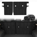 TripleAliners Backrest Mats All Weather Liners Compatible with 2025 Nissan Kicks Interior Accessories TPE Second Row Seats Back Cover Custom Fit Protection Car Liner