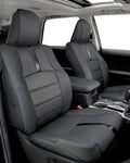 Seat Covers for Toyota 4Runner 2011-2024, (5 Seats Only) Full Set Full Coverage Waterproof Leather Seat Covers for 4Runner 2012 2013 2014 2015 2016 2017 2018 2019 2020 2021 2022 2023 Accessories