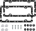 2 Pieces Paw Print License Plate Frames for Men and Women, Dog Paw Decorative Car Accessories (Dog Cat Paw-2pc)