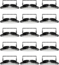 Viugreum High Bay LED Shop Lights, 100W UFO LED High Bay Light 10,000LM 120V LED High Bay Lights 5000K Daylight, Alternative to 450W MH/HPS for Garage Workshop Barn Factory Warehouse - 15 Pack