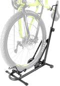 BIKE HAND Upright Bike Stand - Premium Quality Vertical & Horizontal Adjustable Bicycle Floor Parking Rack - for Storing MTB Road Bikes - up to 29” Wheel Size - Seatpost Stabilizer Ver. 1-1 Bike