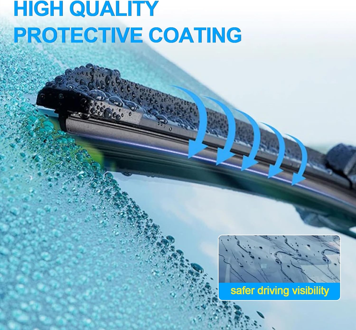CJPPPZIW® Windshield Wipers-28 Inch+28 Inch+11 Inch Replacement for 2013-2019 Ford Escape/2012-2018 Kuga/2013-2017 Fusion Wiper Blades for My Car,Quality Front and Rear Wiper Blades(Pack of 3)