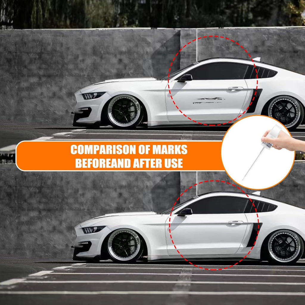 YZ/Z1/M6887 Oxford White Touch Up Paint for Ford, Car Paint Pen Scratch Repair Two-In-One Touch Up Paint, Premium Car Scratch Remover for Deep Scratches