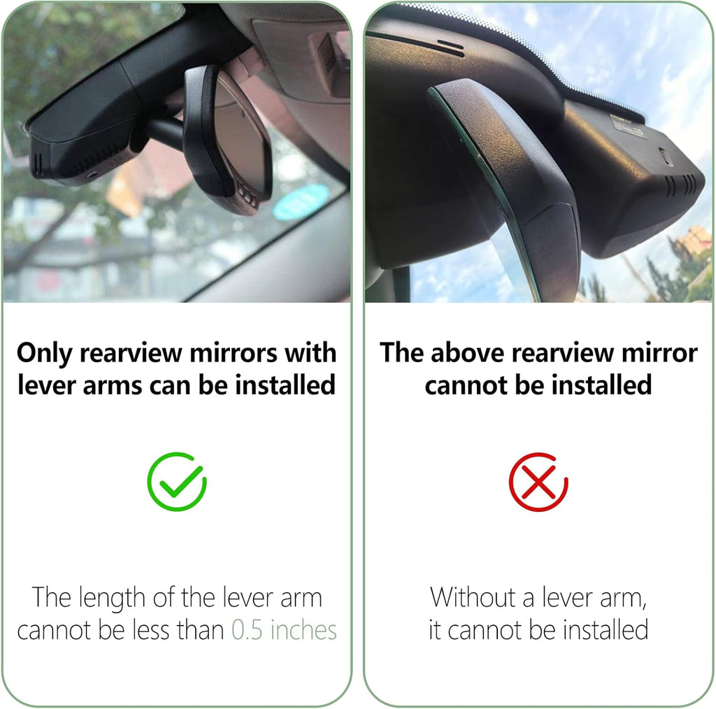 Radar Mount Mirror Mount Bracket，Aluminum Radar Detector Mount (for Escort Max Max2 MAX360 Radar Mount)