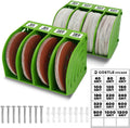 5 Inch Professional Sanding Discs Tool Storage Boxes Set - Efficient Organization, Offset Snap-On Connection, Grit Classification, Space-Saving Design, Versatile Application - 8 boxes