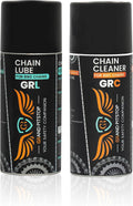 GRAND PITSTOP Chain Cleaner, Degreaser 160ml and Chain Lube, Greaser, 160ml Motorcycle Bike Chain Cleaner for all bikes Motorcycles, Super Durable
