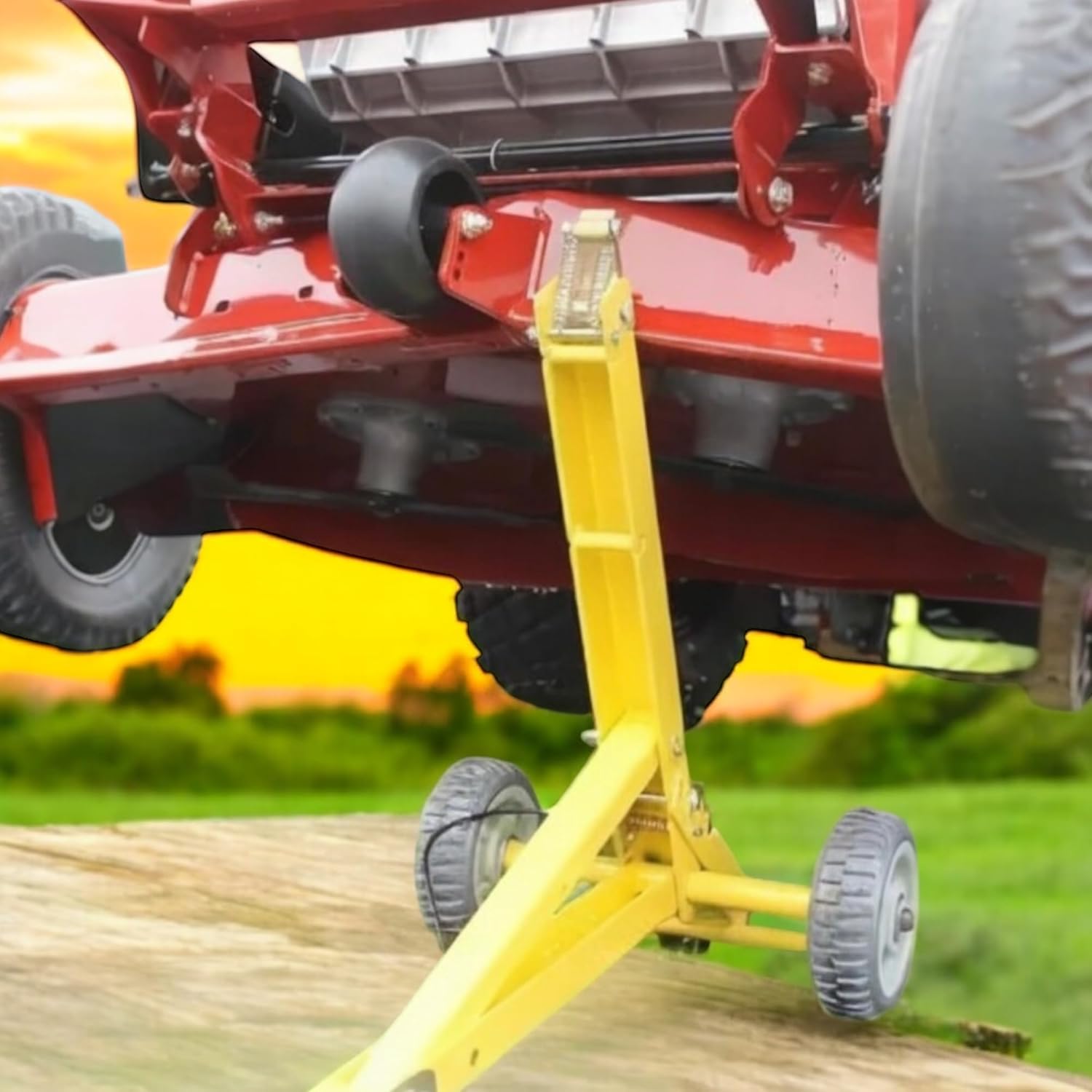 Jungle Jim's Commercial or Push Mower Jack -Lift Most Mowers, Even ZTRs - 800 Pound Capacity!