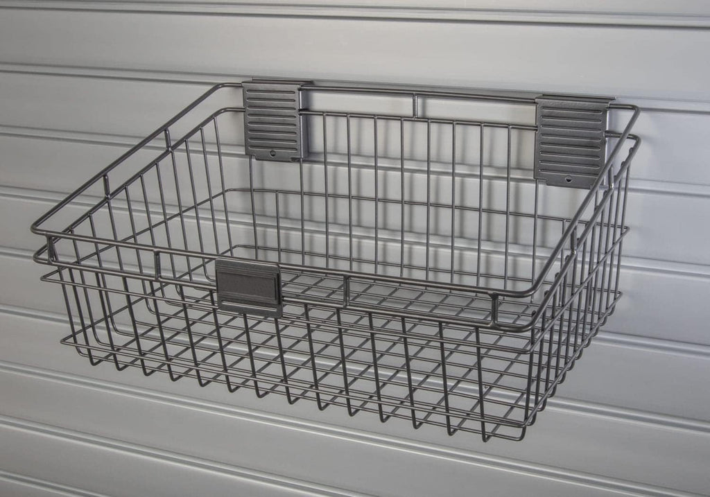 Handi Tool Rail with Basket Kit - 50" Slatwall Strip with HandiWall Baskets