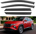 Window Visors Rain Guards for 2022 2023 2024 2025 Hyundai Tucson, Out-Channel Window Vent Wind Deflectors Visors Shades for 22 23 24 25 Tucson SE SEL N-Line Limited
