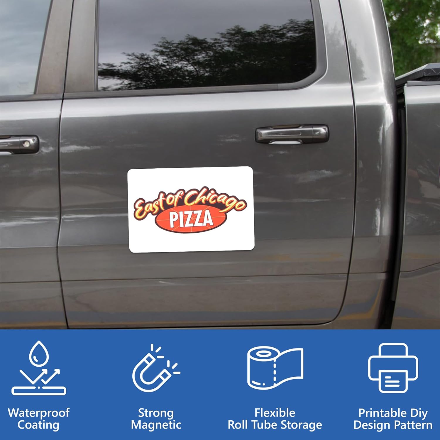 Custom Car Magnet Signs for Businesses (12"x18" Rectangle) 2 pk - Personalized Car Magnets for Advertising and Vehicle Promotion - Advertising Magnets for Cars Door - Professionally Printed