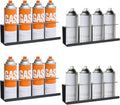 Aerosol Spray Can Holder Rack 4 Packs, Spray Bottle Organizer Wall Mounted Heavy-Duty Steel Paint Bottle Storage Rack for Garage and Workspace