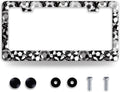 Personalise Soccer Ball Pattern License Plate Frame Funny License Plate Auto Accessories License Plate Holder 6x12 Inch