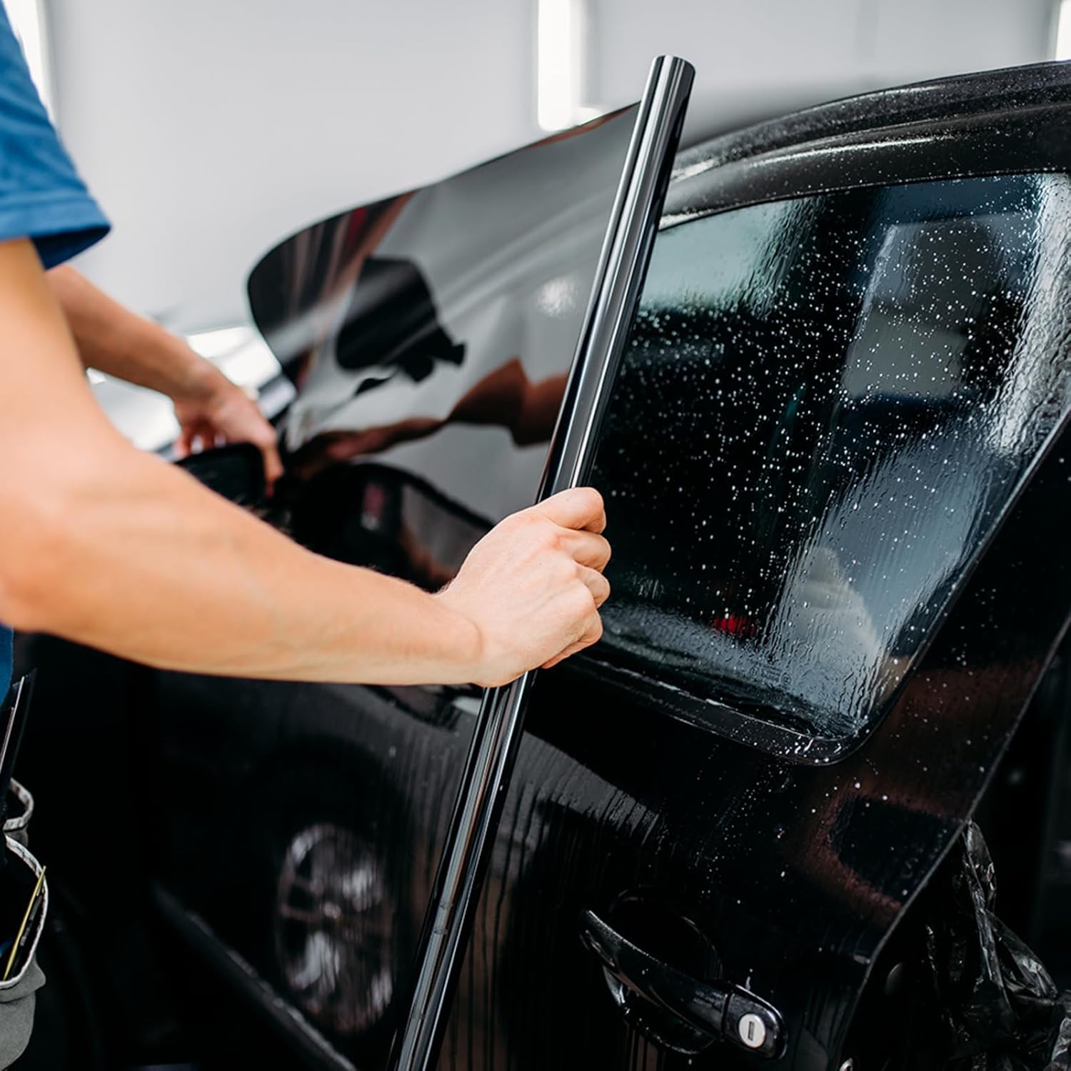 Nano Ceramic Window Tint Film for Cars - 2 Ply Scratch Resistant with Heat Control and UV/IR Rejection (20% VLT, 20inx100ft), OWFCR-10006