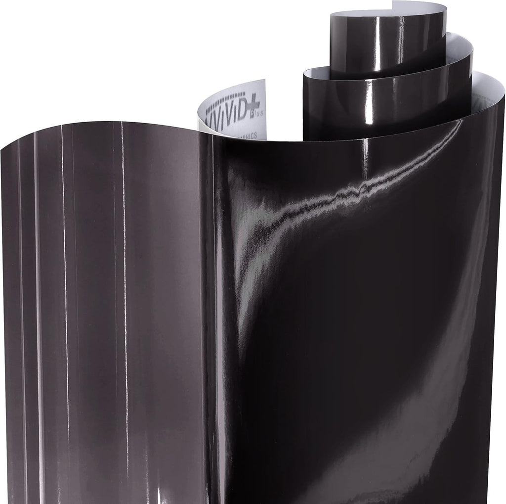 VViViD Extra-Wide Headlight Taillight Vinyl Tint Wrap Roll (Dark Smoke 12" x 24" 2-Roll Pack)