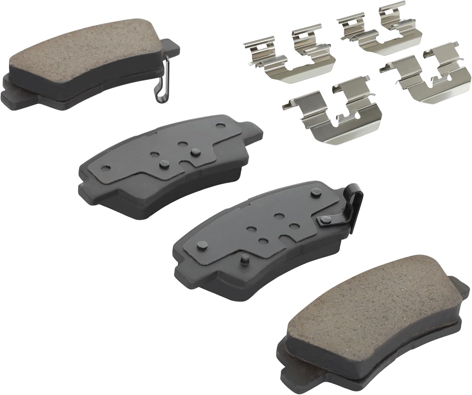 Premium Ceramic Rear Brake Pads (1001-1445C) Compatible with Hyundai Azera 2010-2017, Hyundai Sonata 2012-2015, Kia Optima 2011-2016