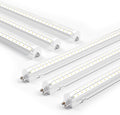 Ensenior 6 Pack 4 FT Led Shop Lights, 6000K Clear White, 5000LM Super Bright, 36W Equivalency 468W, Commercial Bay Lighting, U-Shaped Linkable Shop Lights Plug in for Garage, Workshop, FCC Certified
