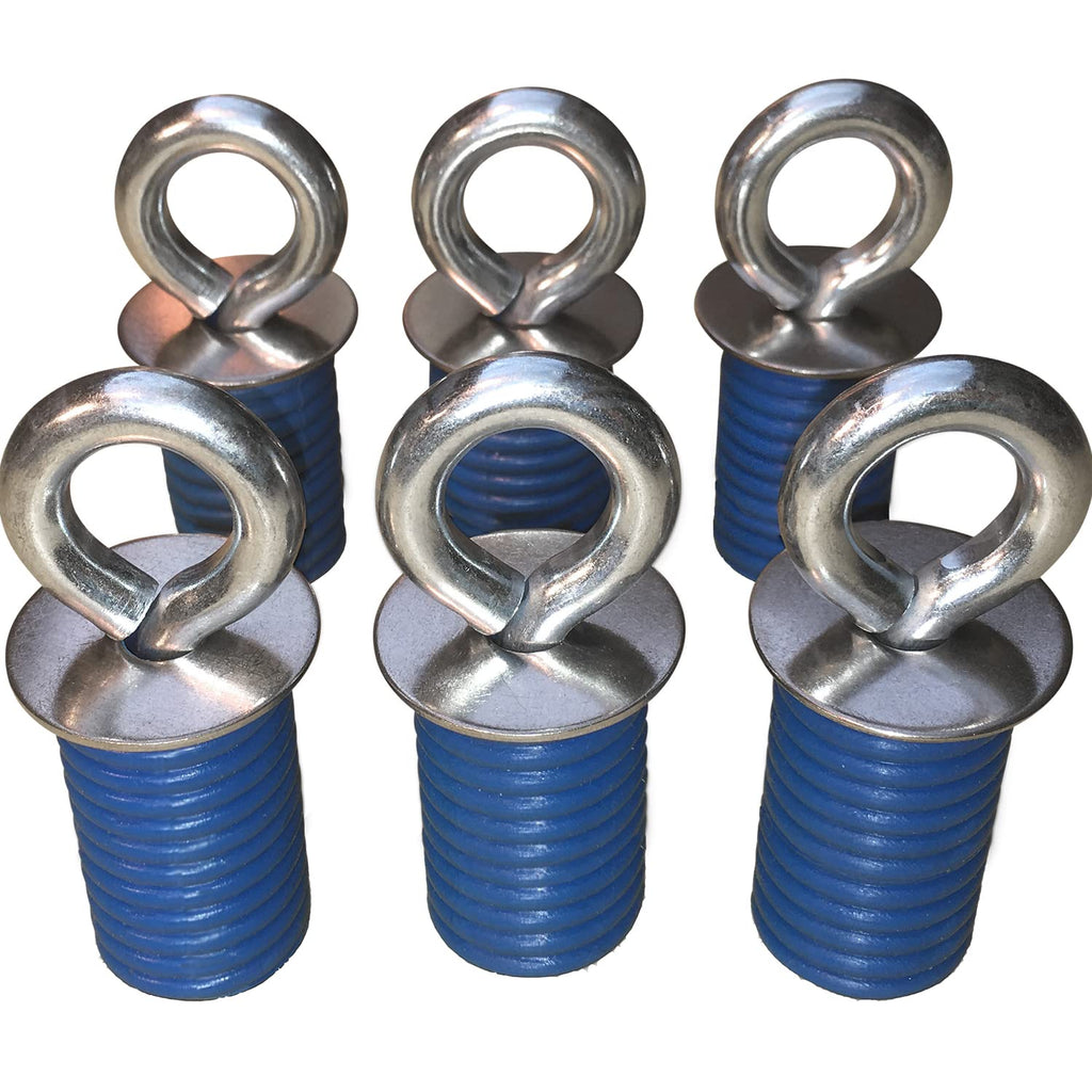 GripPRO ATV Anchors – 6 Pack Fits Polaris Lock & Ride Bed Holes on RZR & Sportsman with 1" Mounts – Secure Gear, Coolers, Tools – Compatible with 1000, 900, 850, 570 – Not for Ranger – US-Owned Brand