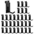 3-H Slatwall Accessories 30 Pack, 2 Inch Slatwall Hooks & Hangers, Heavy Duty Slat Wall Hanging Hooks, Proslat Accessories for Shop Retail Display