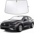 Subaru Impreza 2017-2024 2025 Car Windshield Sunshade - EcoNour 240T Polyester Material Cars Sun Visor Reflector - Blocks UV Rays - Foldable Sunshade Interior Protection-Subaru Impreza Accessories