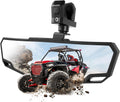 DREAMIZER UTV Rear View Mirror, 360°Adjustable Angle for 1.5" to 2.0 inch Round Roll Cage,Aluminum Clamp Convex Center Mirror Compatible with Polaris RZR General KRX Mule Can Am