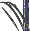 AJK Windshield Wiper Blade, OEM Quality Front and Rear Windshield Wipers for Chevrolet Trailblazer 2002 2003 2004 2005 2006, 22" 22" 16" Window Blades (Set of 3)