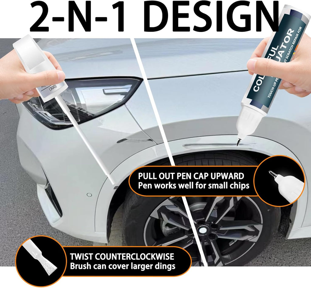 Black Sapphire Metallic(475) Touch Up Paint for BMW, Car Paint Pen Scratch Repair Two-In-One Touch Up Paint, Premium Car Scratch Remover for Deep Scratches