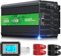 5600W Power Inverter,Peak Power 11200W 12V DC to AC 110120V,Remote Control with 4AC Outlets and3.1USB Port,LCDDisplay for Outdoor Activities,Emergency