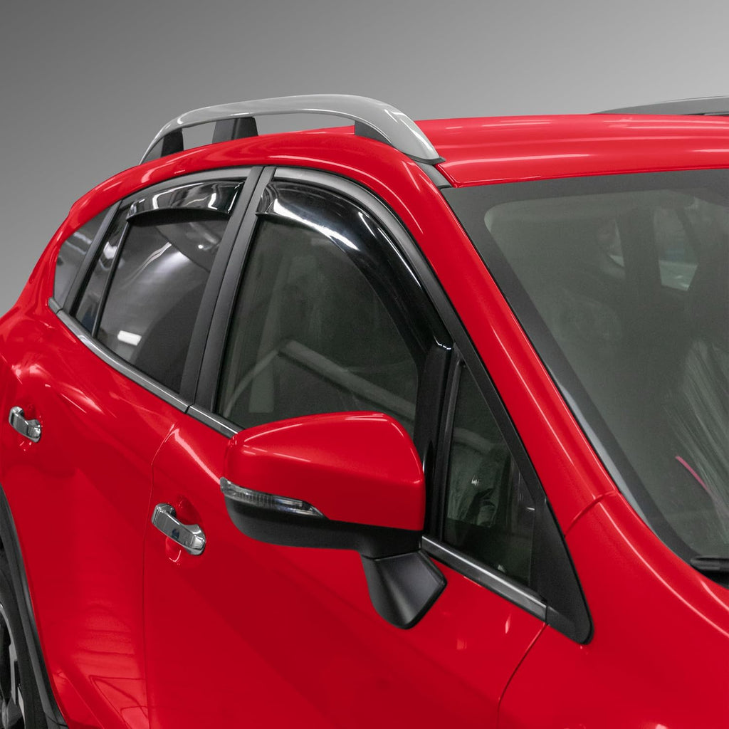 Voron Glass in-Channel Extra Durable Rain Guards for Subaru XV Crosstrek 2018-2023/Subaru Impreza 2017-2023 Hatchback, Window Deflectors, Vent Window Visors, 4 Pieces - 200477