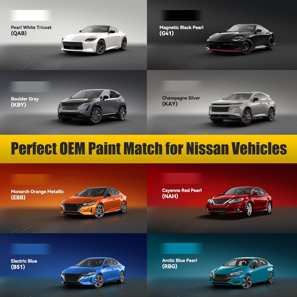 Monarch Orange Metallic(EBB) Touch Up Paint Compatible with Nissan, Exact Match Car Paint Pen Automotive Scratch Repair Remover Kit Quick & Easy Solution for Vehile Chips and Nicks