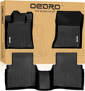OEDRO Floor Mats Compatible with 2019-2025 Nissan Altima, Unique Black TPE All-Weather Guard Includes 1st and 2nd Row Full Set Liners