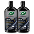 Turtle Wax 53894 Hybrid Solutions Ceramic Acrylic Black Polish and Wax Formulated for Black Car Paint, Removes Surface Scratches and Swirl Marks, Provides Water Repellency, 14 oz. (Pack of 2)