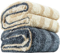 Fantasticlean Large Car Drying Towel- 26‘’ by 20'', 2 Pack-Premium Microfiber Cleaning Cloth with Twisted Loop & Coral Fleece, Ultra Absorbent, Scratch-Free for Car Detailing