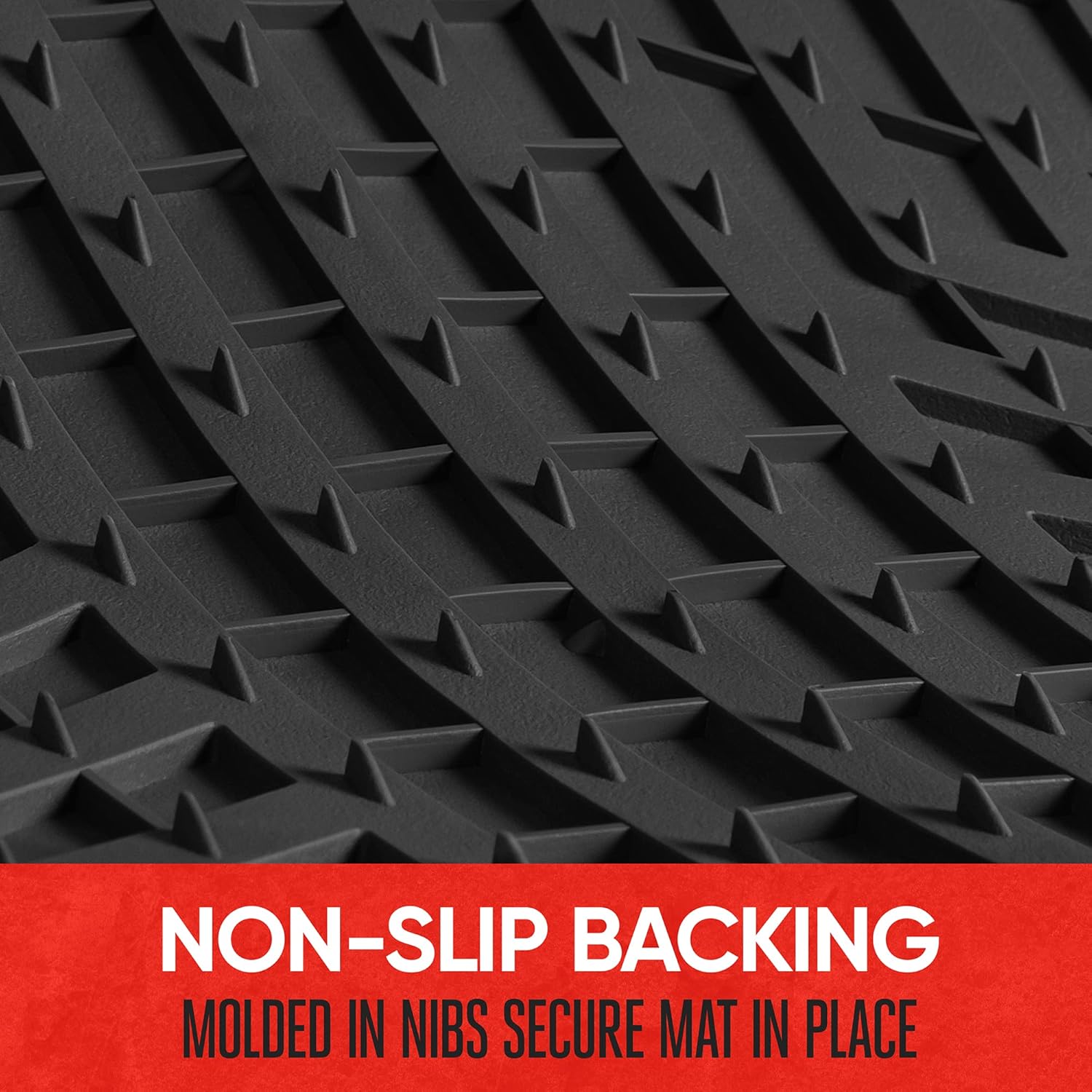 Motor Trend FlexTough™ Deep Dish Plus Rubber Car Floor Mats with Trunk Mat Cargo Liner, Front & Rear Combo Set fits Most Car SUV Van Coupe Sedan, Heavy Duty All Weather Trim to Fit