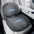 FLORICH Seat Cushion and Lumbar Support Pillow for Office Chair Car, Ergonomic Memory Foam Back Support for Office Gaming Chair Driving Seat Wheelchair, Relieves Neck, Back & Sciatica Pain – Gray