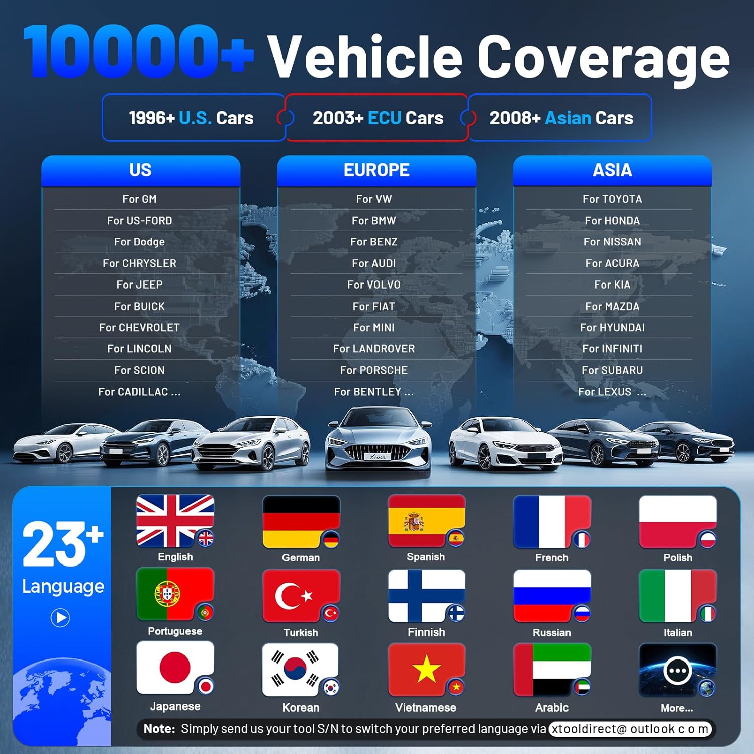 XTOOL InPlus IP616 V2.0 OBD2 Scanner Diagnostic Tool, Lifetime Update Scan Tool, 34+ Services, ECU Configuration, CAN FD & DoIP, All Systems Scanner for Car, Crank Sensor Relearn, ABS Bleed, Auto VIN